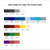 tank top color chart - Animal Crossing UK Store