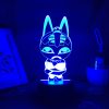 Animal Crossing Game Character Cleopatra 3D Led Night Lights Cool Gifts for Kids Bedroom Bedside Decoration - Animal Crossing UK Store
