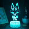Animal Crossing Game Character Cleopatra 3D Led Night Lights Cool Gifts for Kids Bedroom Bedside Decoration 5 - Animal Crossing UK Store