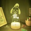 Animal Crossing Game Character Isabelle 3D Led Night Lights Cool Gifts for Kids Bedroom Bedside Decoration 4 - Animal Crossing UK Store