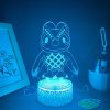 Animal Crossing Game Character Owl Celeste 3D Led Neon Night Lights Cool Gifts for Kids Bedroom 5 - Animal Crossing UK Store