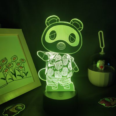 Animal Crossing Game Character Tom Nook 3D Led Lamps RGB Night Lights Cool Gifts for Kids 1 scaled 1 - Animal Crossing UK Store