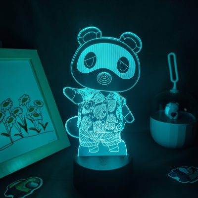 Animal Crossing Game Character Tom Nook 3D Led Lamps RGB Night Lights Cool Gifts for Kids scaled 1 - Animal Crossing UK Store