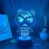 Animal Crossing New Horizons Game Character Marshal 3D Led Night Lights Cool Gifts for Kids Bedroom 1 - Animal Crossing UK Store