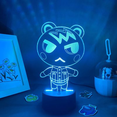 Animal Crossing New Horizons Game Character Marshal 3D Led Night Lights Cool Gifts for Kids Bedroom 1 - Animal Crossing UK Store
