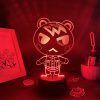 Animal Crossing New Horizons Game Character Marshal 3D Led Night Lights Cool Gifts for Kids Bedroom 2 - Animal Crossing UK Store