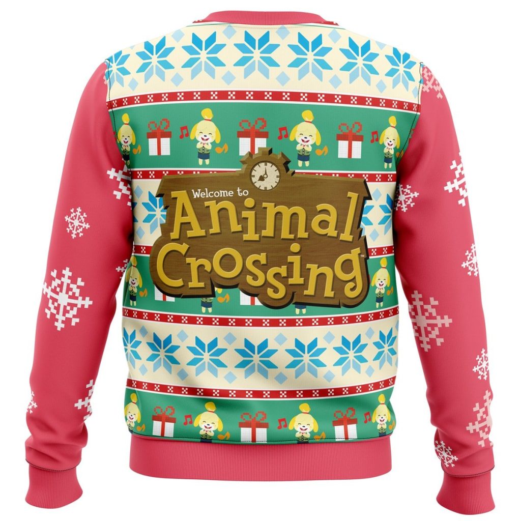 Animal Crossing Red Ugly Christmas Sweater - Image 2