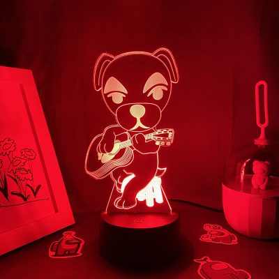 Game Animal Crossing Character K K Slider 3D Led Night Lights Cool Gifts for Kids Bedroom - Animal Crossing UK Store