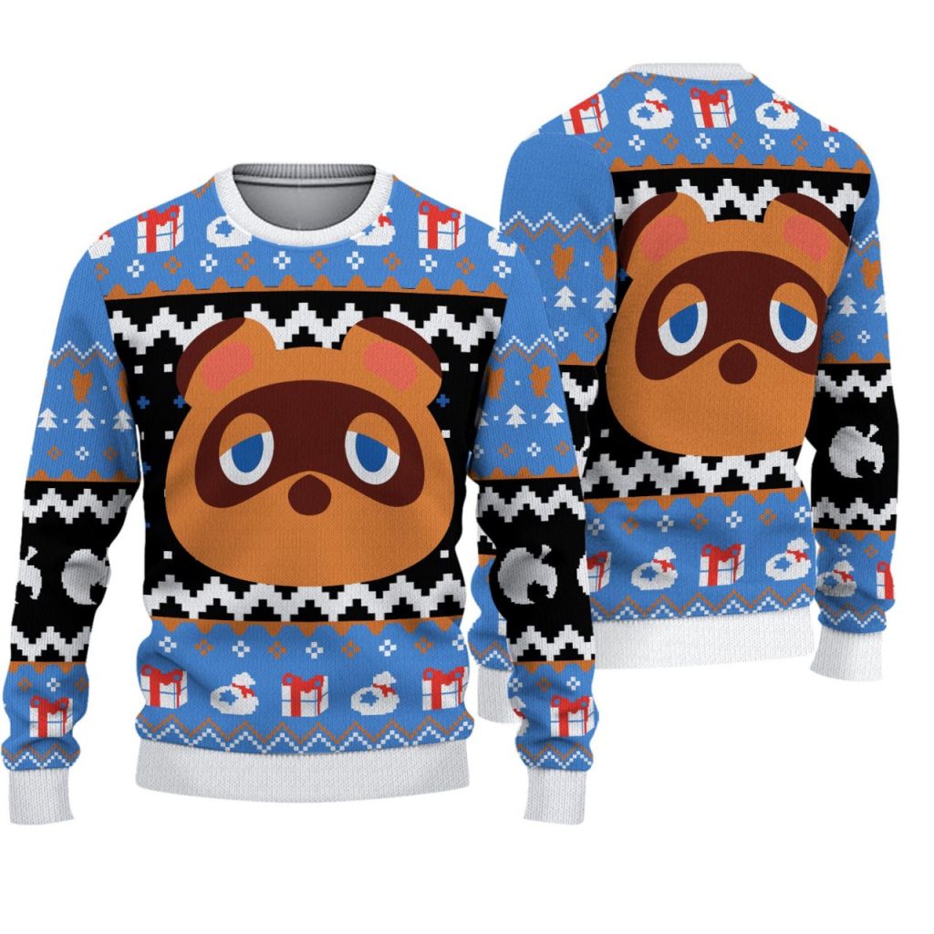 Animal Crossing Tommy Ugly Christmas Sweater