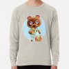 ssrcolightweight sweatshirtmensoatmeal heatherfrontsquare productx1000 bgf8f8f8 16 - Animal Crossing UK Store