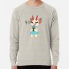 ssrcolightweight sweatshirtmensoatmeal heatherfrontsquare productx1000 bgf8f8f8 65 - Animal Crossing UK Store