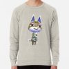 ssrcolightweight sweatshirtmensoatmeal heatherfrontsquare productx1000 bgf8f8f8 82 - Animal Crossing UK Store