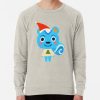ssrcolightweight sweatshirtmensoatmeal heatherfrontsquare productx1000 bgf8f8f8 86 - Animal Crossing UK Store